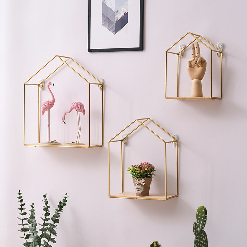 Modern Geometric Wall Shelf