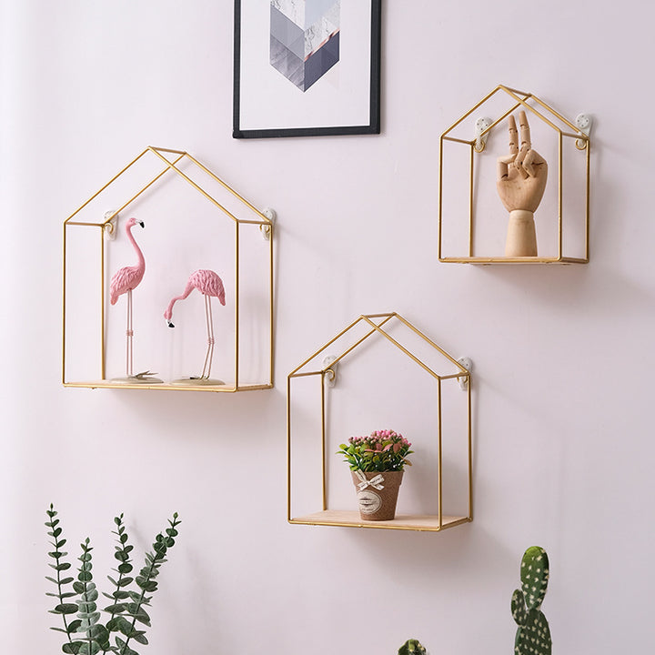 Modern Geometric Wall Shelf