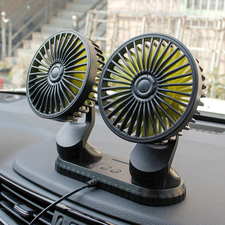 Dual-Head Adjustable Desk Fan Kalsten
