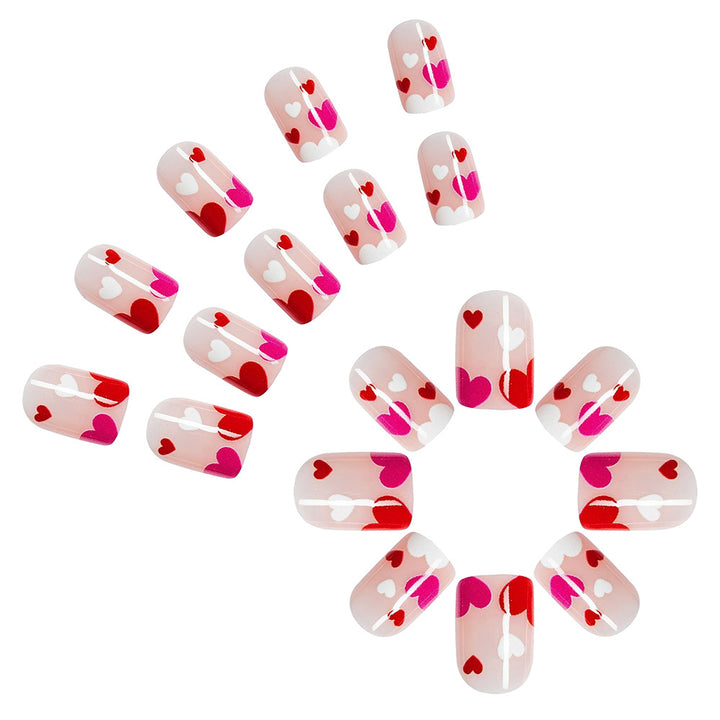Heart-Themed Nail Art Set Kalsten