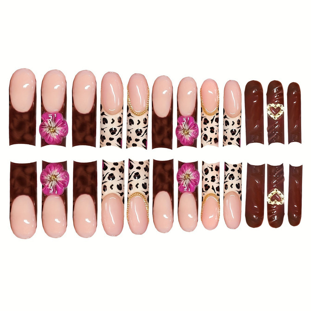 Decorative Artistic Press-On Nails Kalsten