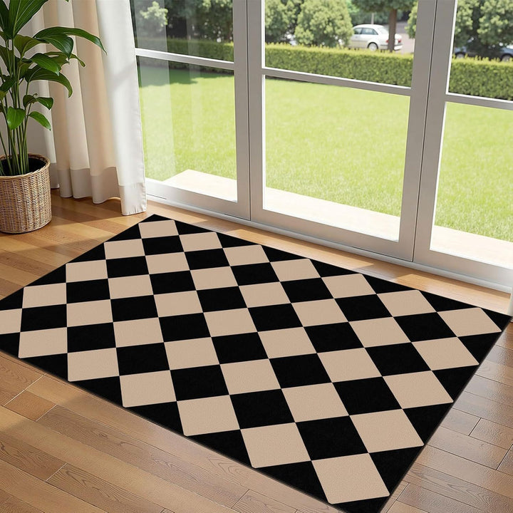 Decorative Floral Pattern Area Rug