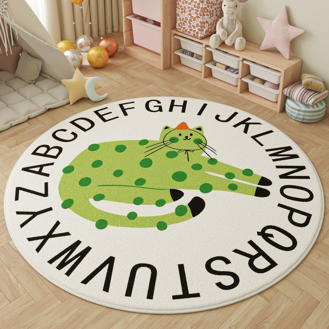 Playful Dinosaur-Themed Area Rug