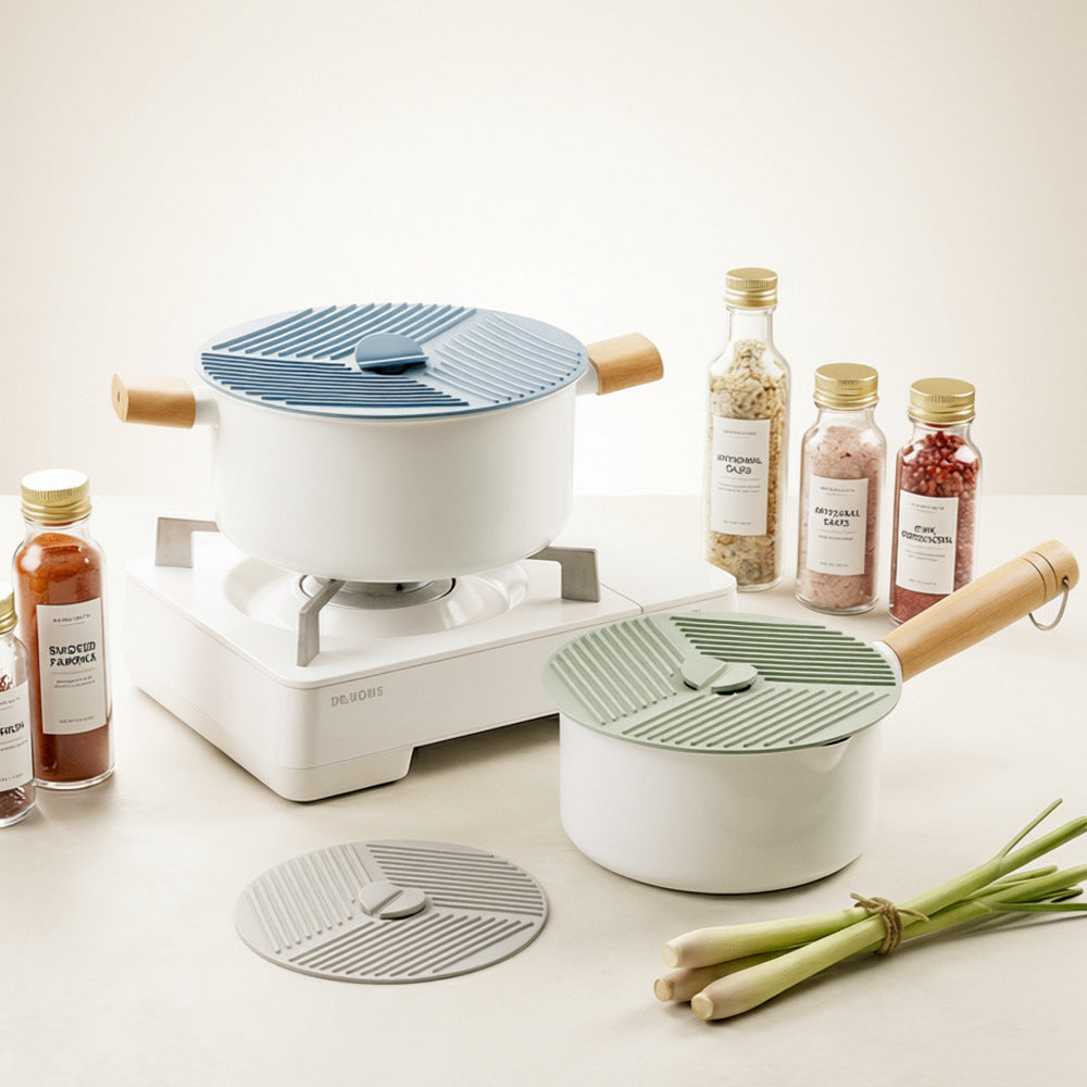 Silicone kitchen lid with innovative steam valve Kalsten