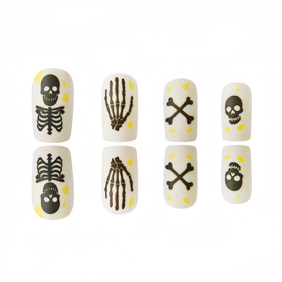 Creative Skeleton Nail Art Design Kalsten