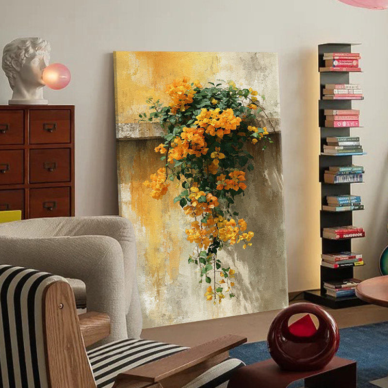 Abstract Nature-Themed Canvas Artwork
