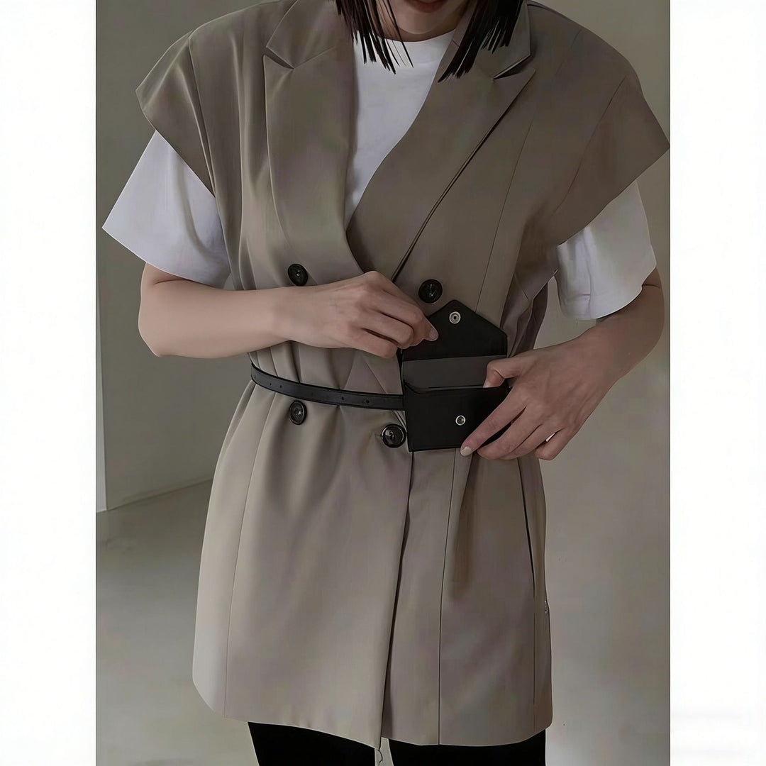 Leather Mini Pouch Belt Bag Kalsten