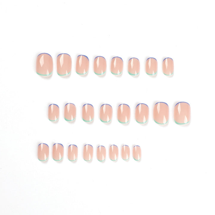 Artistic Nail Art with Creative French Tips Kalsten