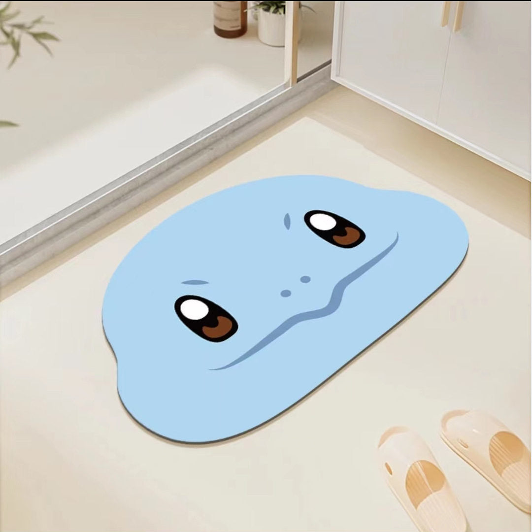 Cute Cartoon Frog Bath Mat