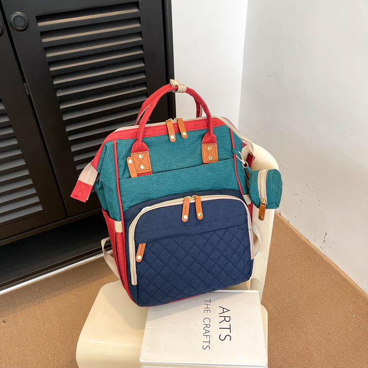 Multi-Pocket Quilted Backpack Kalsten