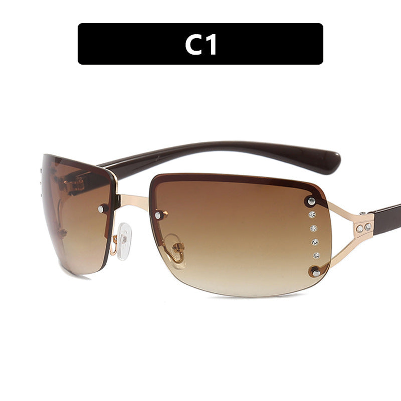 Women's futuristic, sleek Shield sunglasses Kalsten