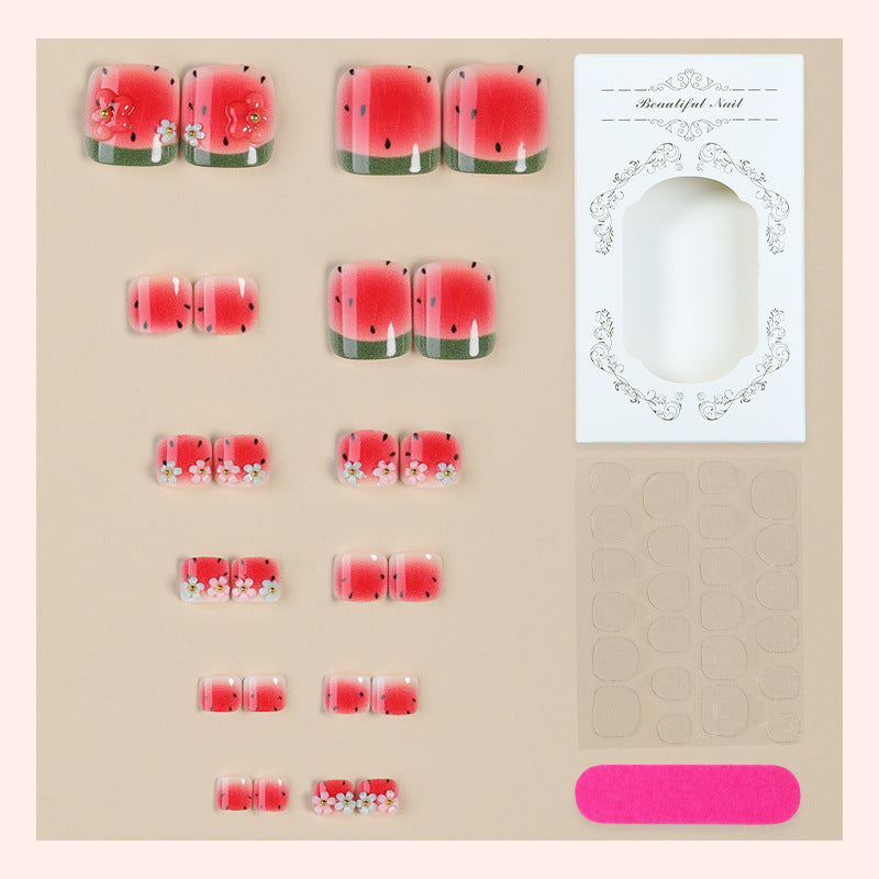 Artistic Fruit Pattern Press-On Nails kalsten
