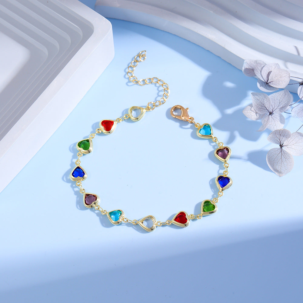 Heart Charm Bracelet Kalsten