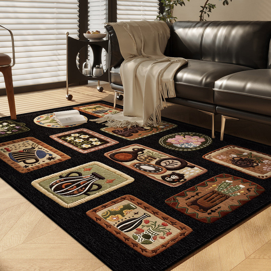 Decorative Area Rug for Bedroom Floor Decor