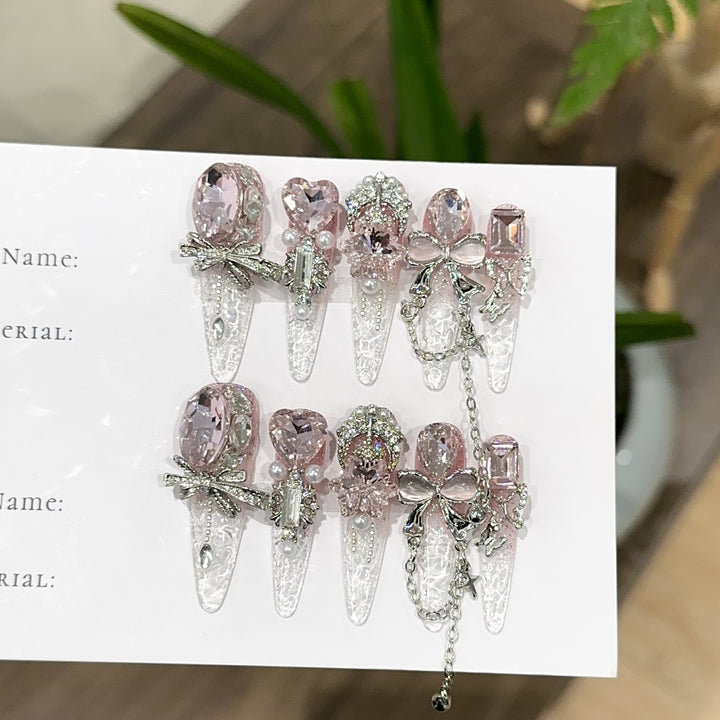 Decorative Rhinestone Hair Clip Set
