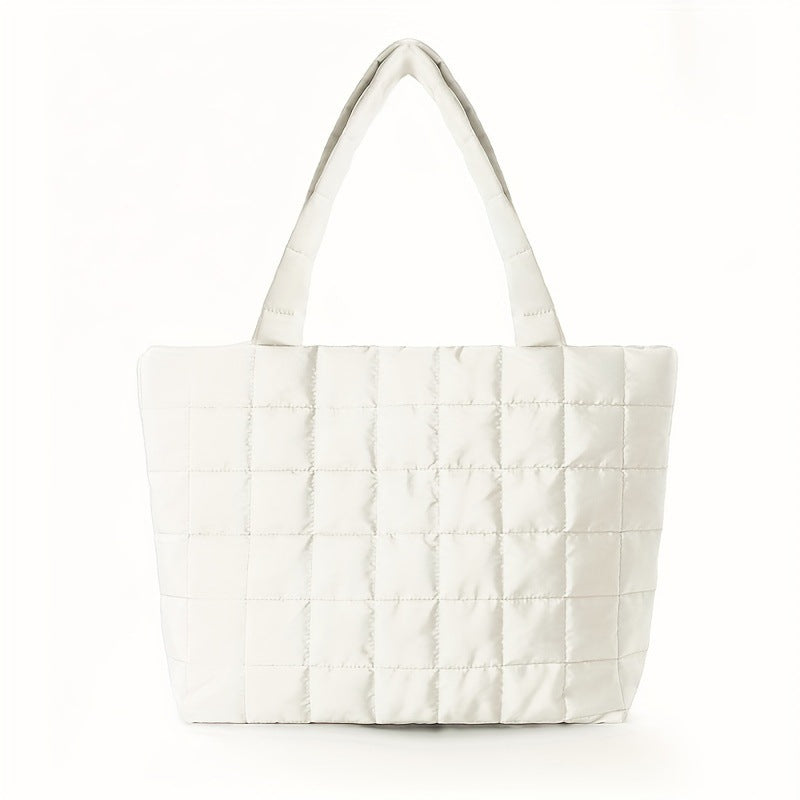 Square-shaped tote bag with padded design Kalsten