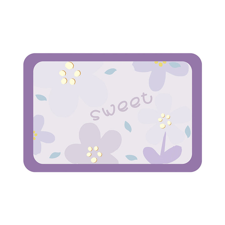 Floral-Themed Kitchen Counter Mat