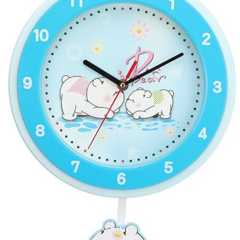 Wall clock with colorful animal design Kalsten
