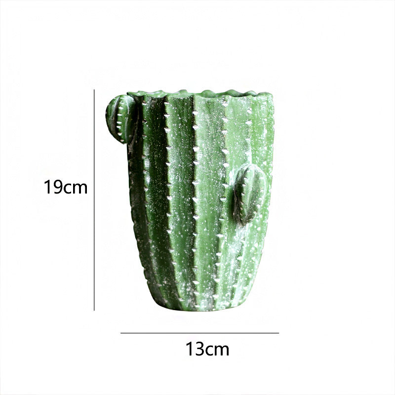 Decorative flower pot in cactus design Kalsten