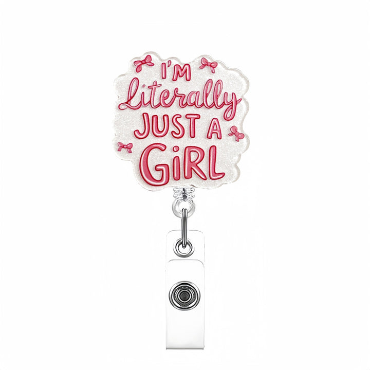 Expandable badge holder with anatomical heart pendant