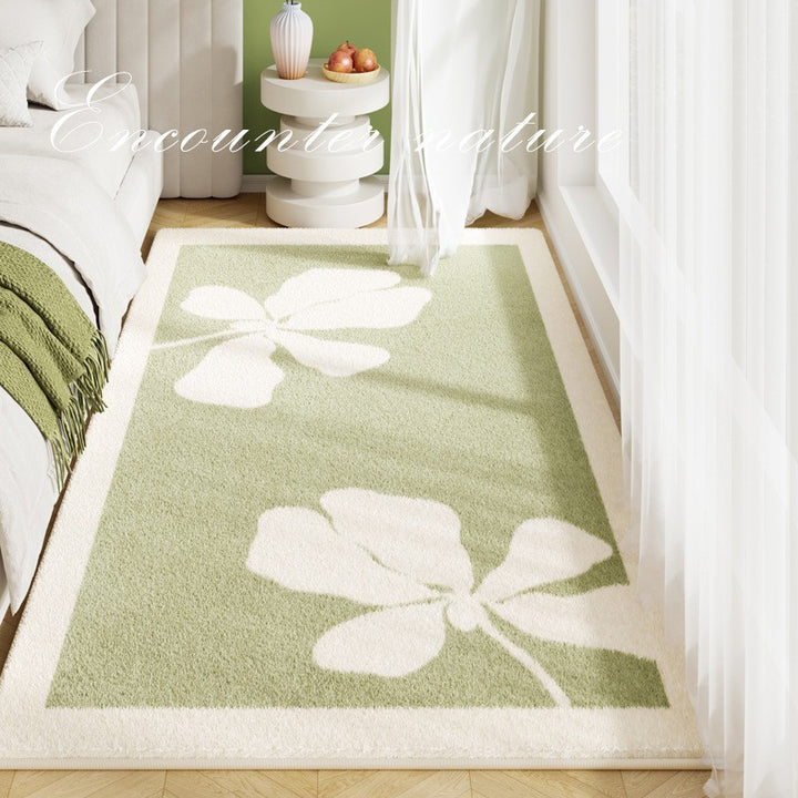 Cute Floral-Themed Memory Foam Area Rug Kalsten