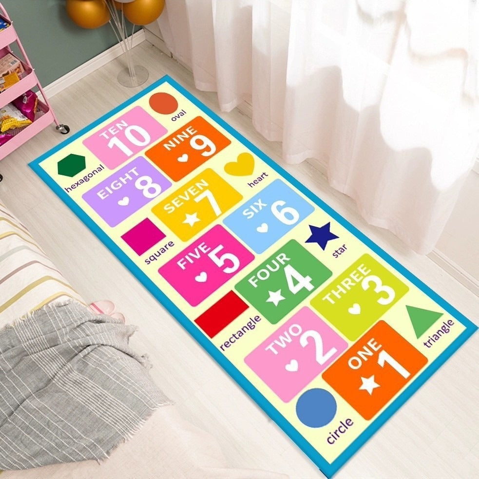 Playful Hopscotch Rug