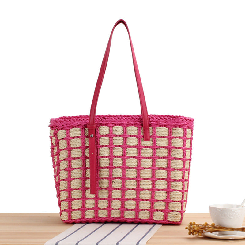 Elegant Straw Bag with Chic Design Kalsten