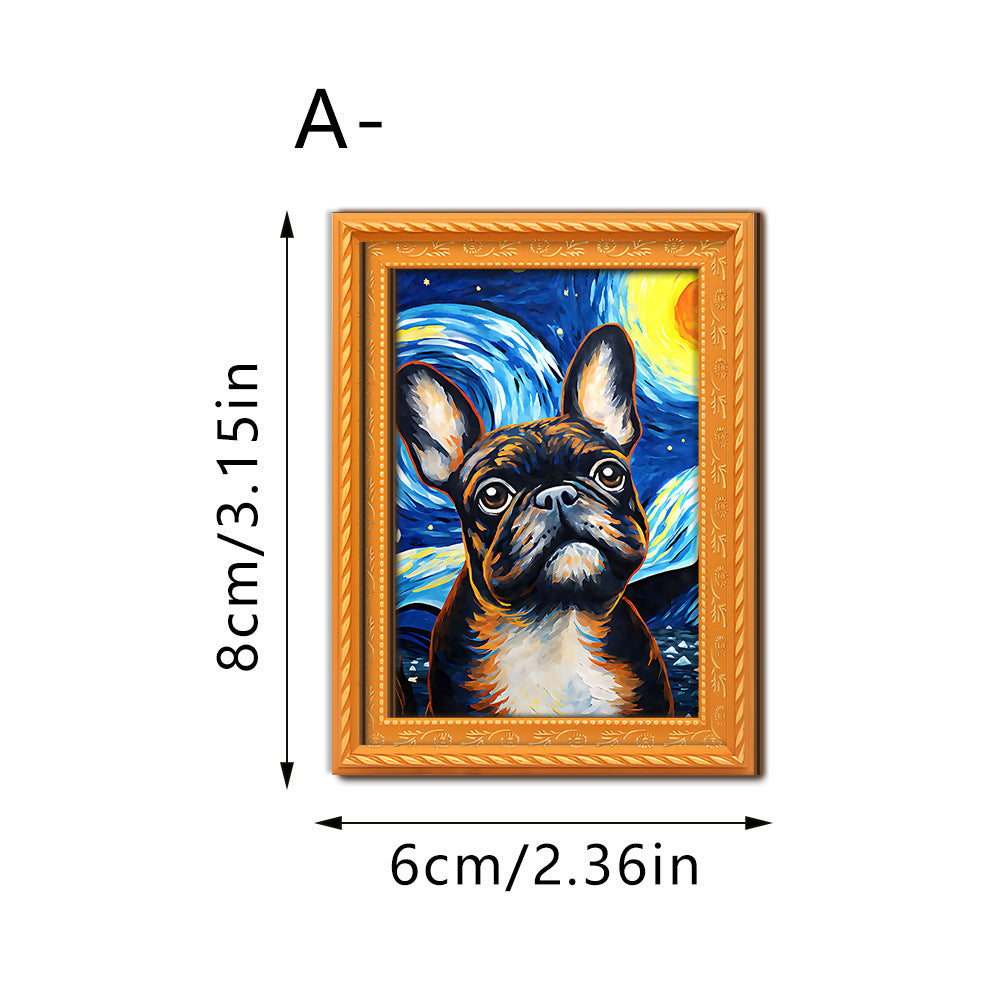 Decorative cat art with futuristic design Kalsten