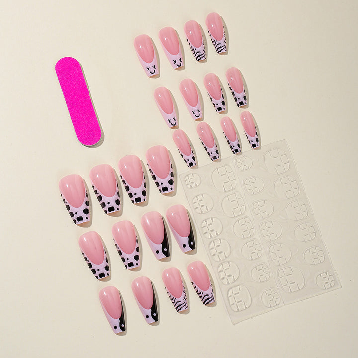 Artistic Animal Print Nail Art Extensions Kalsten