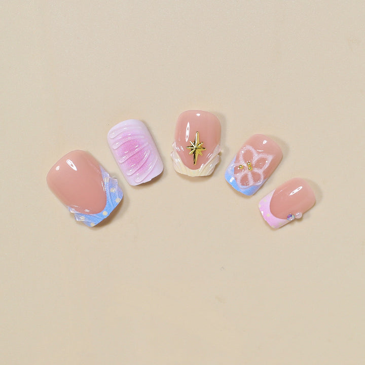 Artistic French Style Press-On Nails Kalsten