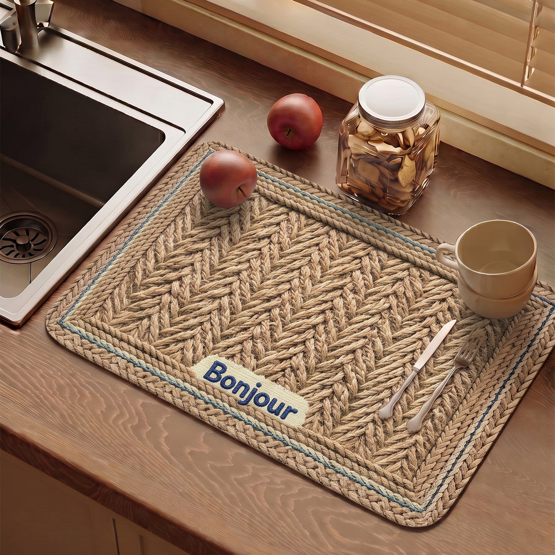 Decorative Kitchen Sink Mat Kalsten 1786979728
