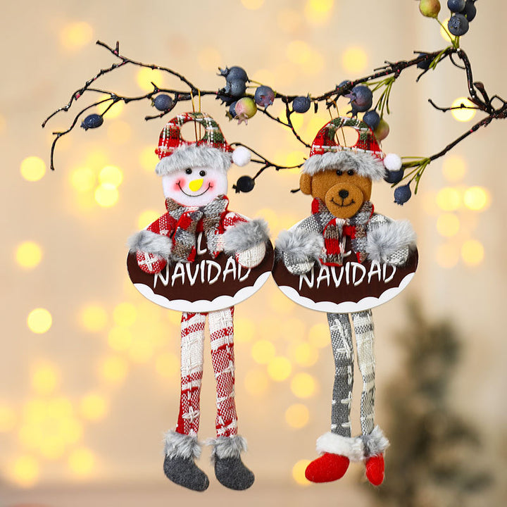 Festive Snowman Shelf Decoration Kalsten