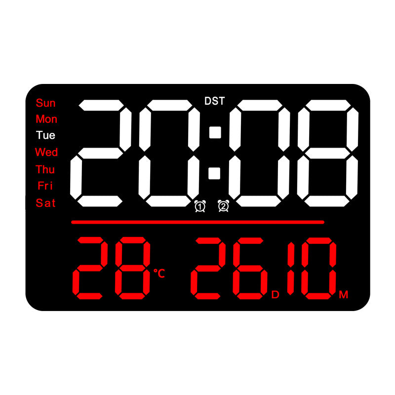 Digital Alarm Clock with Multifunction Temperature and Day of the Week Display Kalsten