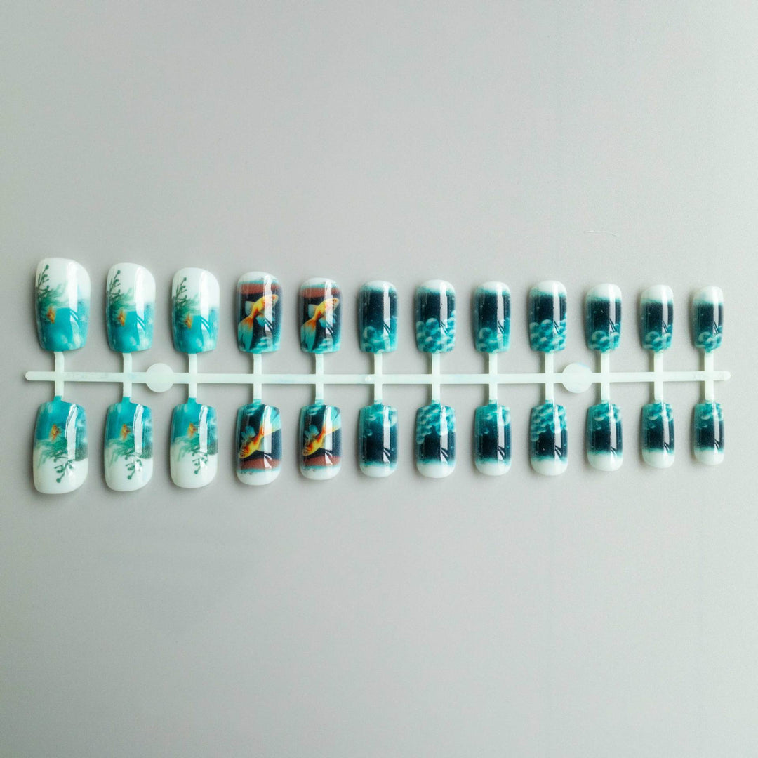 Artistic 3D Aquarium Nail Art Kit