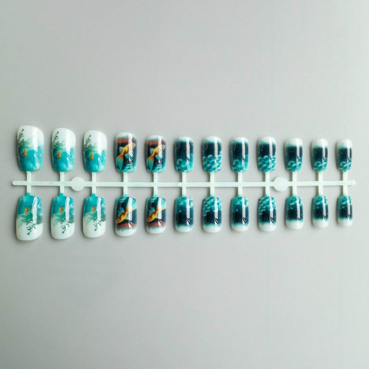 Artistic 3D Aquarium Nail Art Kit