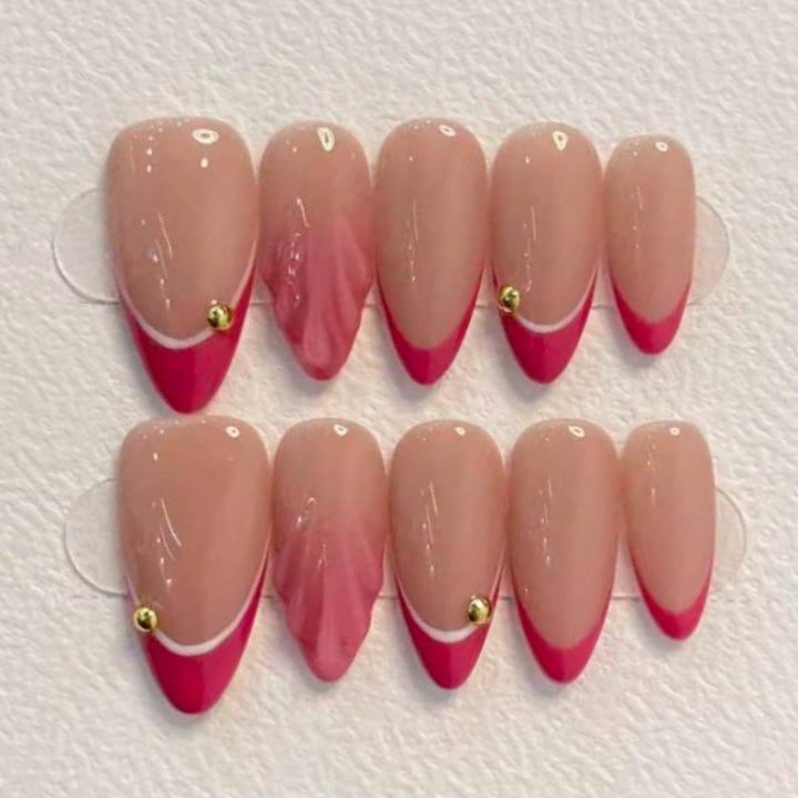 Nature-Themed Artistic Press-On Nail Set Kalsten