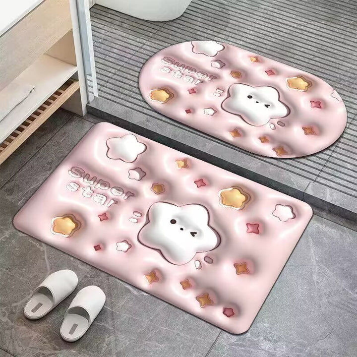 Playful Pet-Themed Area Mat