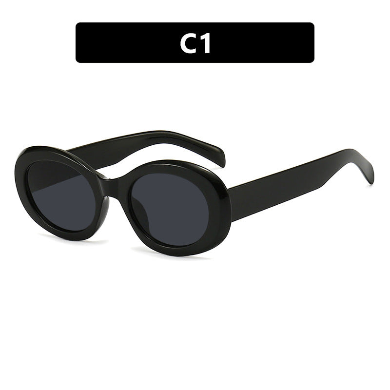 Women's trendy, transparent sunglasses Kalsten