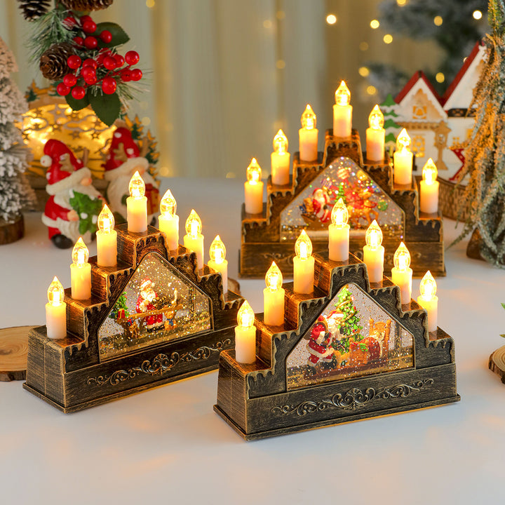 LED Illuminated Christmas Scene Decoration Kalsten
