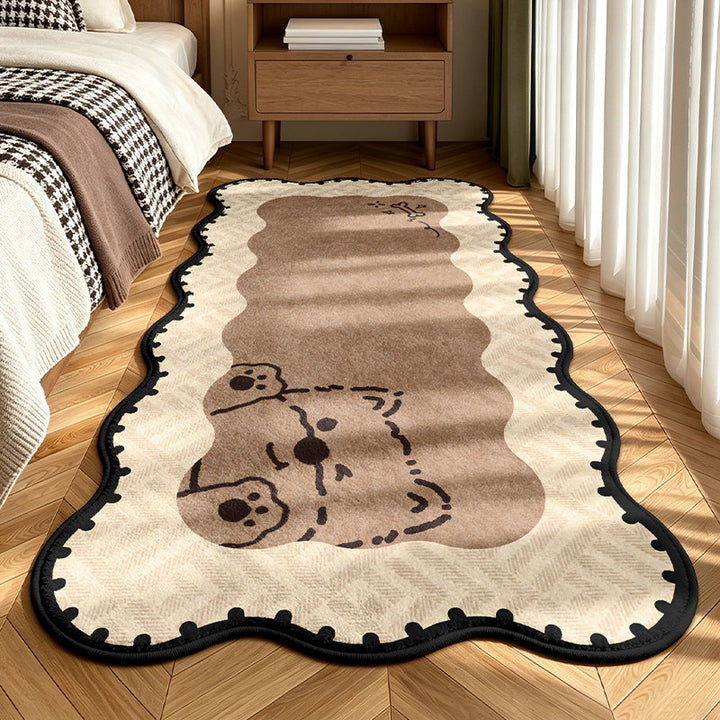 Cartoon Dog Design Area Rug