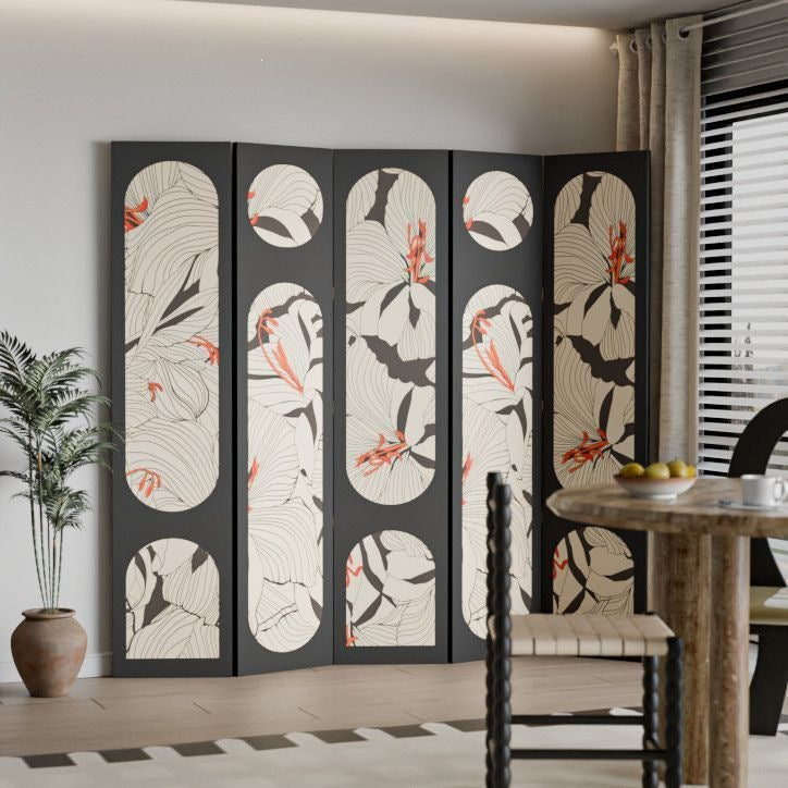 Artistic Floral Room Divider Kalsten