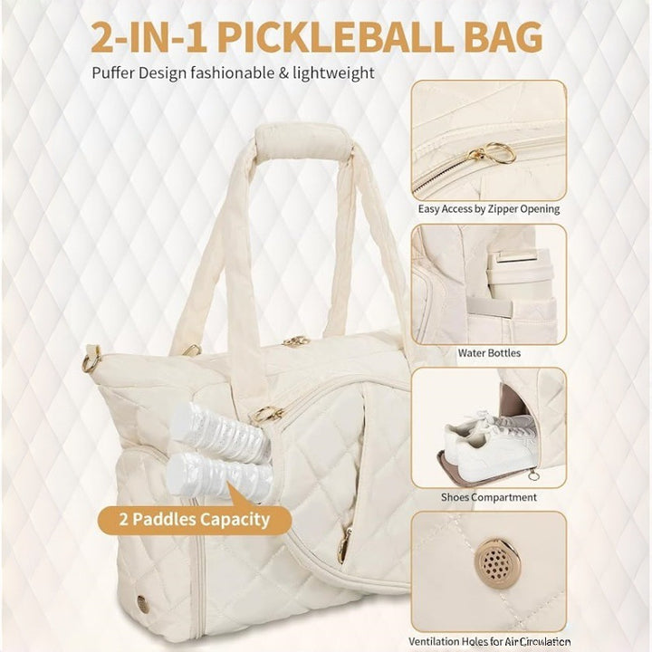 Quilted Sports Tote Bag Kalsten