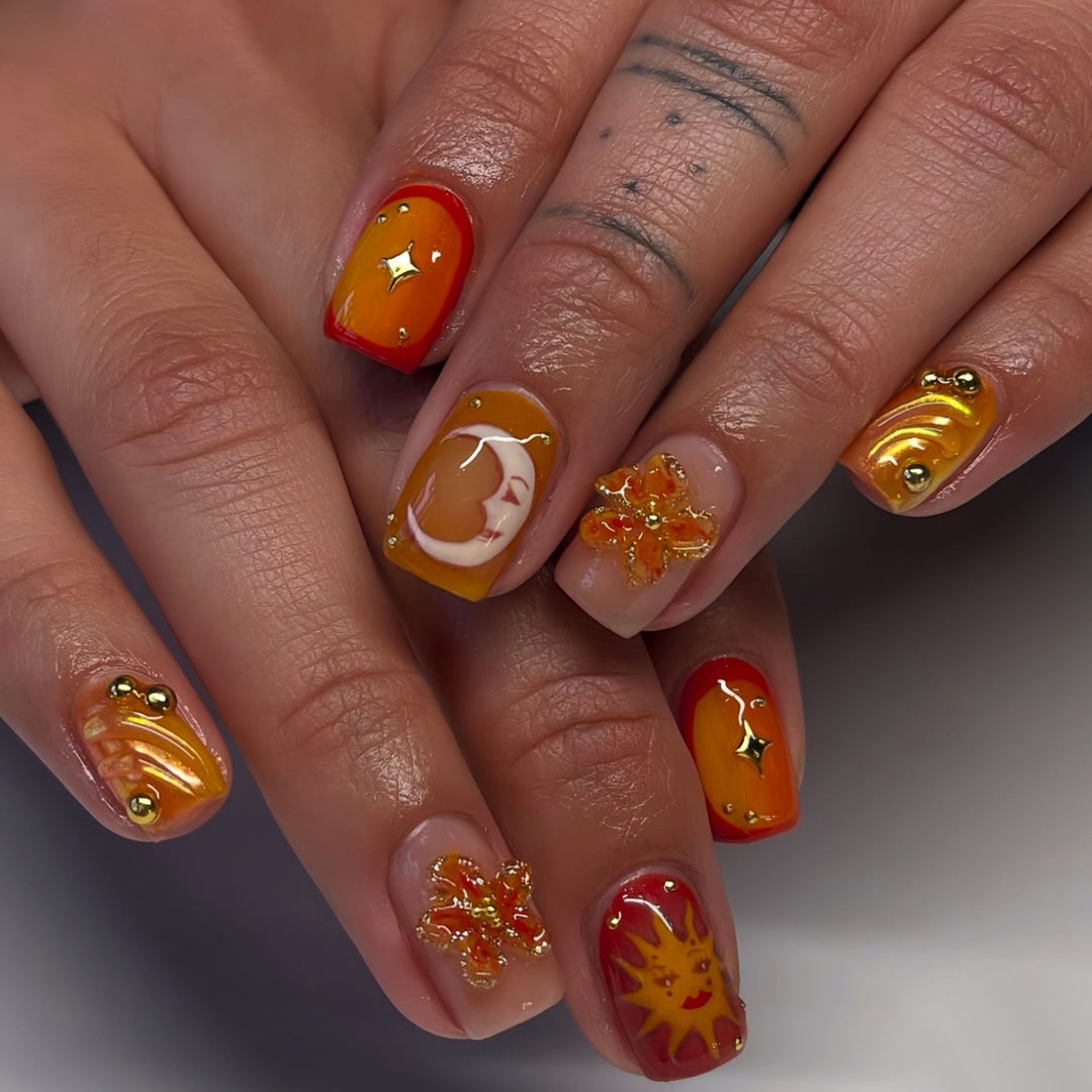 Artistic Press-On Nail Extensions Kalsten 1787913821