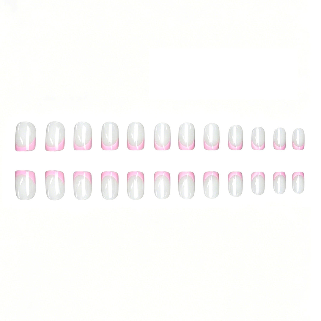 Elegant Ombre French Tip Nail Set Kalsten