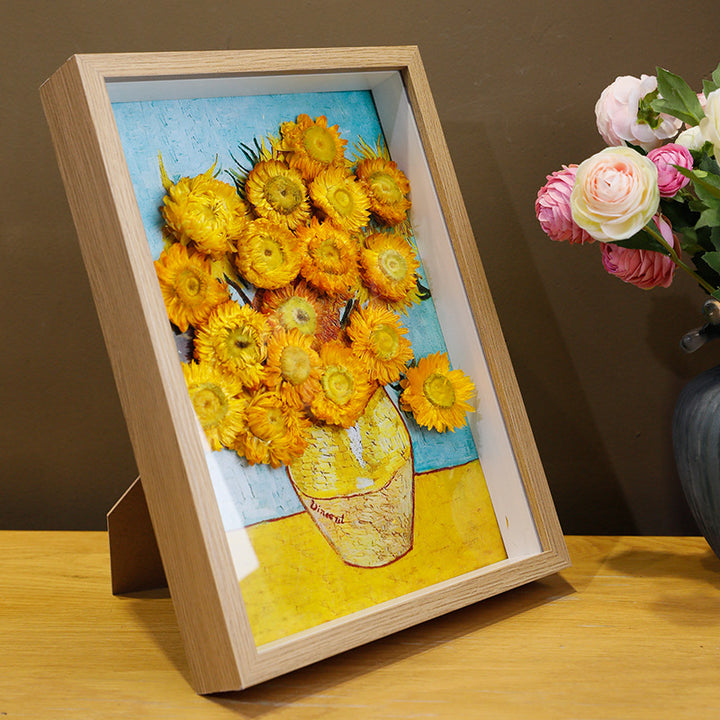 Decorative Floral Art Display for Stylish Interiors