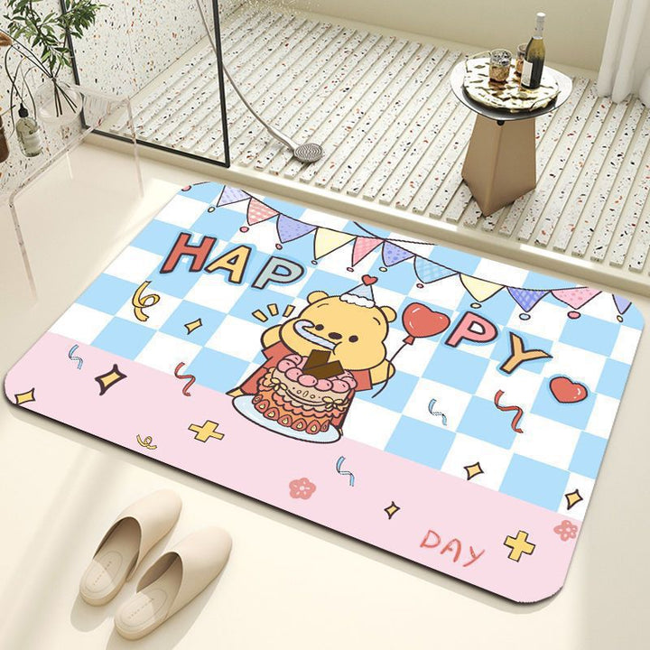 Playful Cartoon-Themed Doormat Kalsten