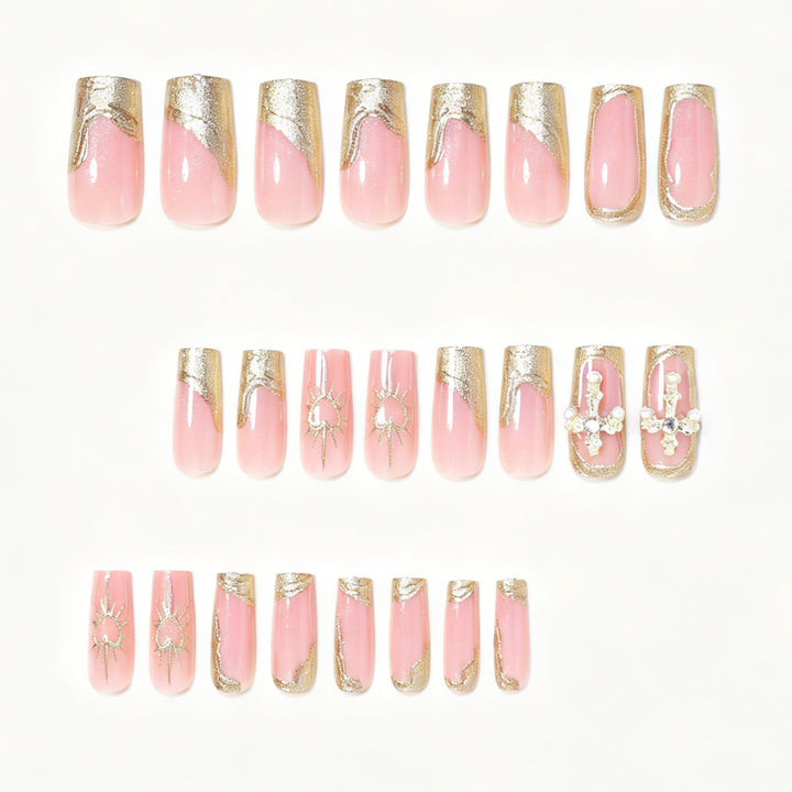 Decorative Long Acrylic Nail Tips Kalsten