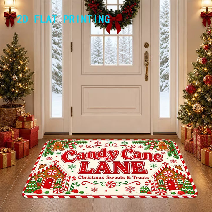 Holiday-themed Front Door Mat