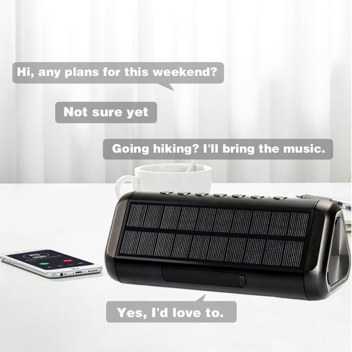 Portable Bluetooth speaker with solar charging function Kalsten