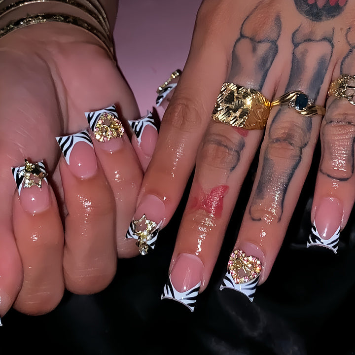 Glamorous Animal Print Press-On Nail Set Kalsten